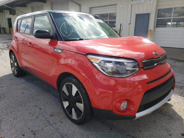 KIA SOUL + 2018 with VIN KNDJP3A57J7538599 - Photo from auction