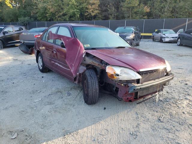 Photo 1 from auction – 2002 HONDA CIVIC LX with VIN 2HGES16542H584413
