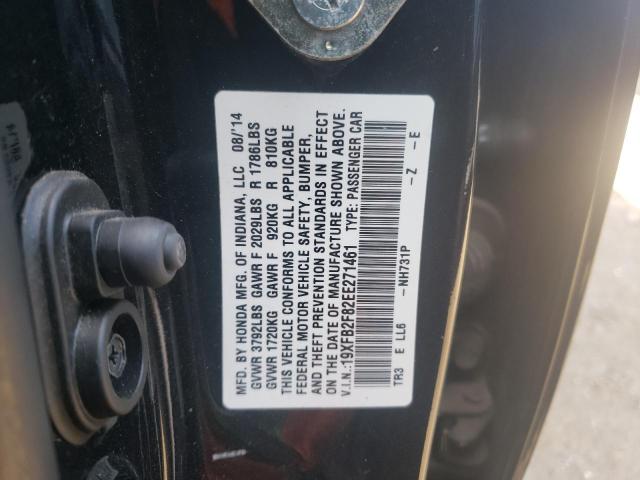 Photo 10 from auction – 2014 HONDA CIVIC EX with VIN 19XFB2F82EE271461