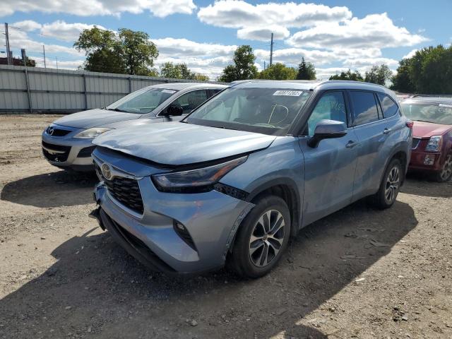 Photo 2 from auction – 2021 TOYOTA HIGHLANDER with VIN 5TDHZRBH7MS139190