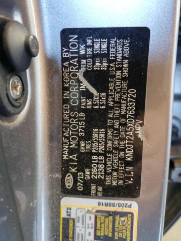 Photo 10 from auction – 2013 KIA SOUL with VIN KNDJT2A5XD7633720