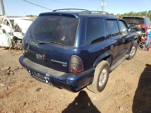 Photo 4 from auction – 2003 DODGE DURANGO SL with VIN 1D4HS58N03F590313