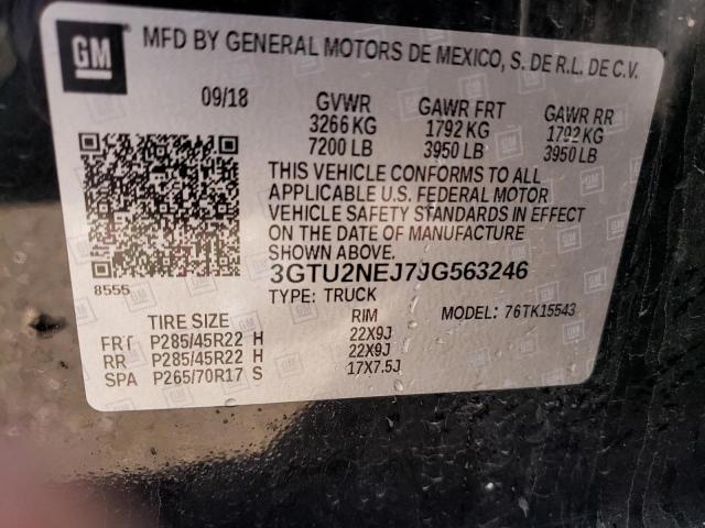 Photo 10 from auction – 2018 GMC SIERRA K15 with VIN 3GTU2NEJ7JG563246