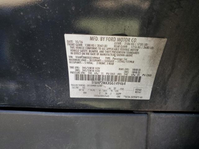 Photo 10 from auction – 2016 FORD TAURUS POL with VIN 1FAHP2MKXGG149464