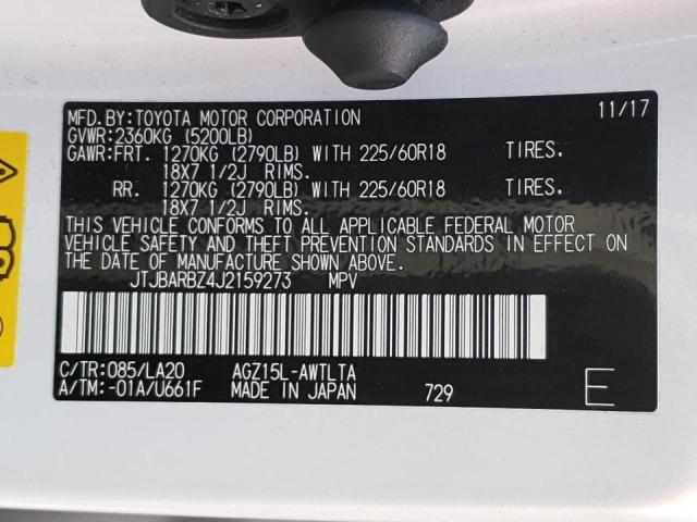 Photo 10 from auction – 2018 LEXUS NX 300 BAS with VIN JTJBARBZ4J2159273