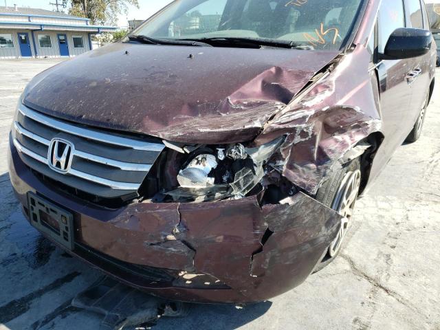 Photo 9 from auction – 2011 HONDA ODYSSEY EX with VIN 5FNRL5H61BB039334