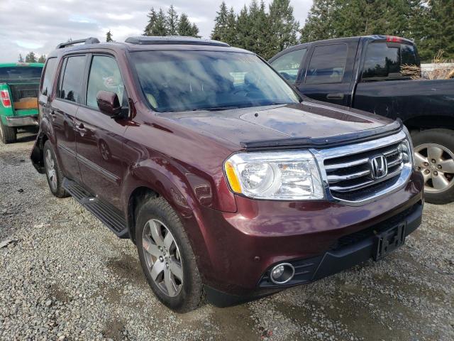 HONDA PILOT TOUR 2013 with VIN 5FNYF4H91DB025783 - Photo from auction