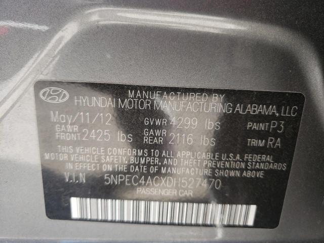 Photo 10 from auction – 2013 HYUNDAI SONATA SE with VIN 5NPEC4ACXDH527470