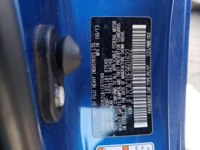 Photo 10 from auction – 2014 SUBARU BRZ 2.0 LI with VIN JF1ZCAC10E9601622