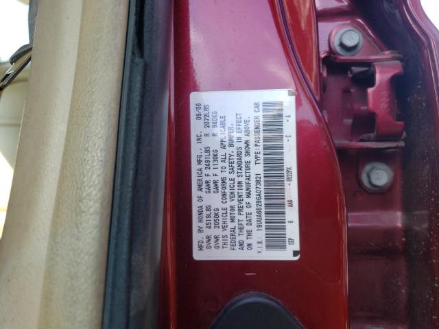 Photo 10 from auction – 2006 ACURA 3.2TL with VIN 19UUA66296A073821