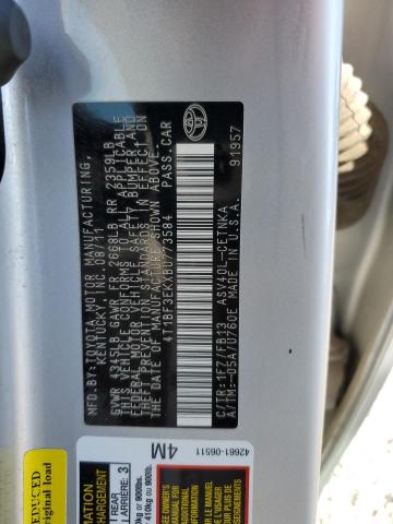Photo 10 from auction – 2011 TOYOTA CAMRY BASE with VIN 4T1BF3EKXBU773584