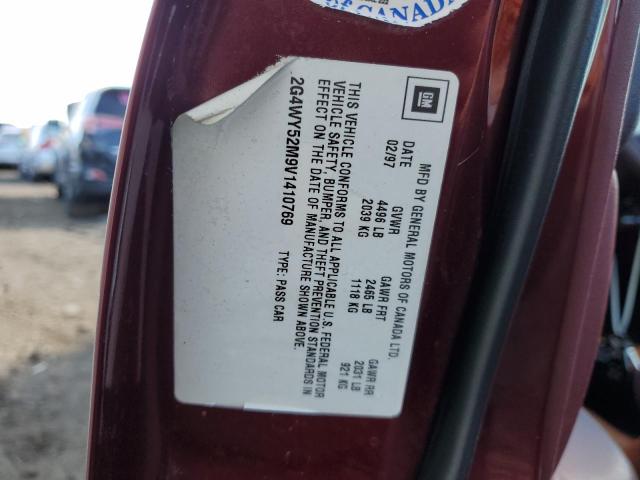 Photo 10 from auction – 1997 BUICK CENTURY LI with VIN 2G4WY52M9V1410769