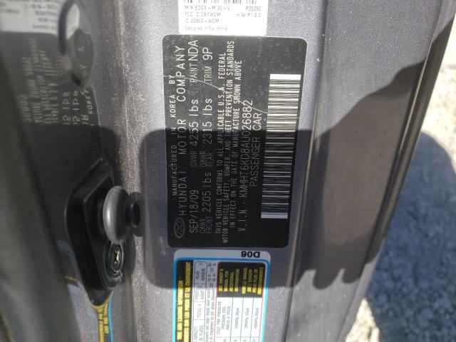 Photo 10 from auction – 2010 HYUNDAI GENESIS CO with VIN KMHHT6KD8AU026882