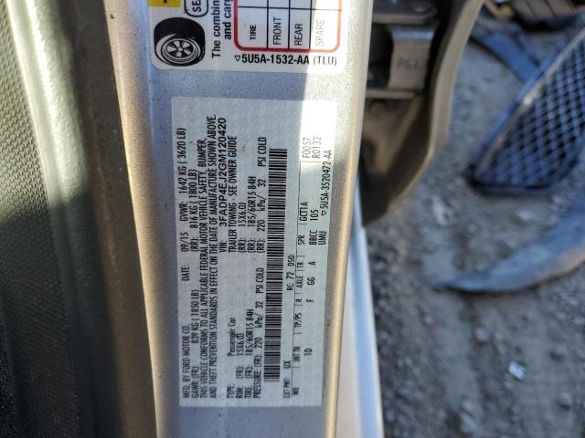 Photo 10 from auction – 2016 FORD FIESTA SE with VIN 3FADP4EJ2GM120420