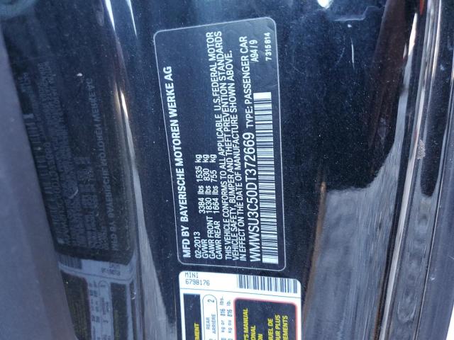 Photo 10 from auction – 2013 MINI COOPER with VIN WMWSU3C50DT372669