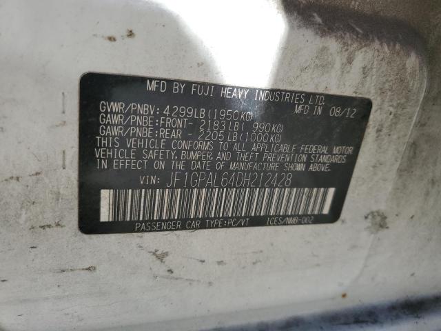 Zdjęcie 10 z aukcji – 2013 SUBARU IMPREZA SP z VIN JF1GPAL64DH212428