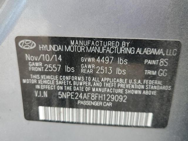 Photo 10 from auction – 2015 HYUNDAI SONATA SE with VIN 5NPE24AF8FH129092
