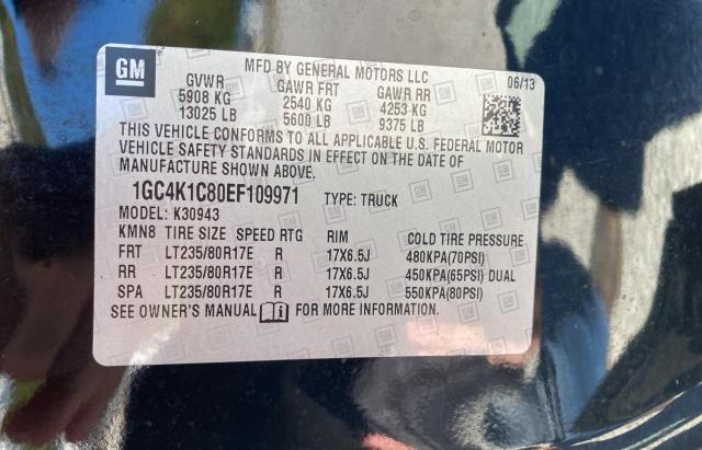 Photo 10 from auction – 2014 CHEVROLET SILVERADO with VIN 1GC4K1C80EF109971