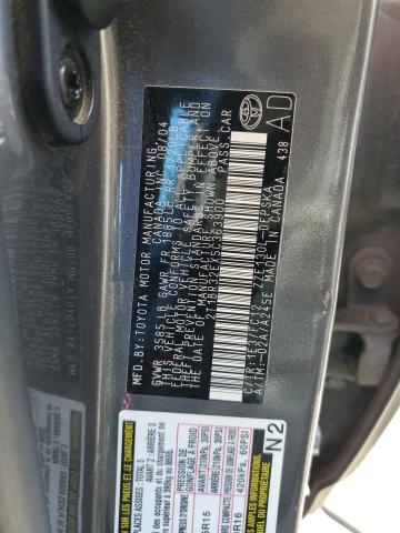 Photo 10 from auction – 2005 TOYOTA COROLLA CE with VIN 2T1BR32EX5C363900