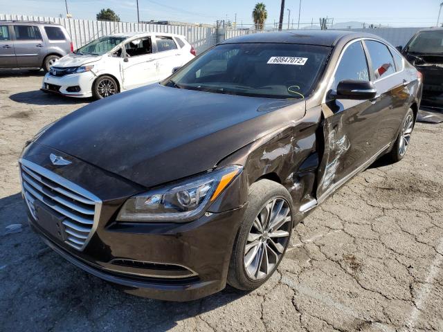 Photo 2 from auction – 2015 HYUNDAI GENESIS 3. with VIN KMHGN4JEXFU090692