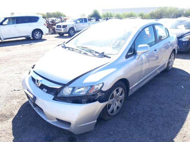 Photo 2 from auction – 2010 HONDA CIVIC LX with VIN 19XFA1F53AE033874