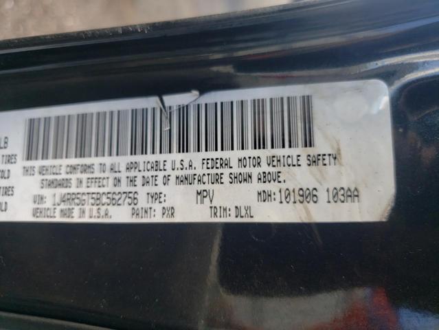 Photo 10 from auction – 2011 JEEP GRAND CHER with VIN 1J4RR5GT5BC562756