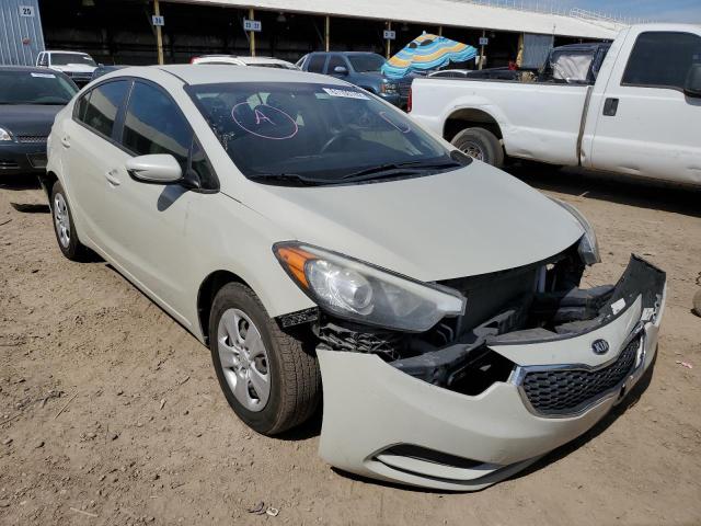 KIA FORTE LX 2015 with VIN KNAFK4A63F5312563 - Photo from auction
