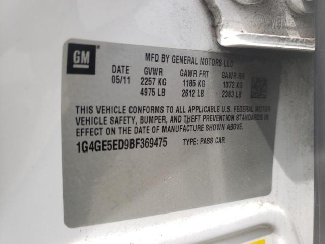 Photo 10 from auction – 2011 BUICK LACROSSE C with VIN 1G4GE5ED9BF369475
