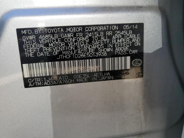 Photo 10 from auction – 2014 LEXUS IS 250 with VIN JTHCF1D26E5013938