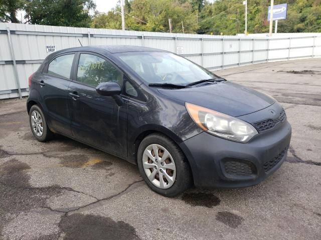 KIA RIO LX 2013 with VIN KNADM5A30D6216622 - Photo from auction