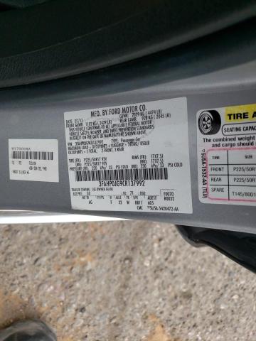 Photo 10 from auction – 2012 FORD FUSION SEL with VIN 3FAHP0JG9CR137992