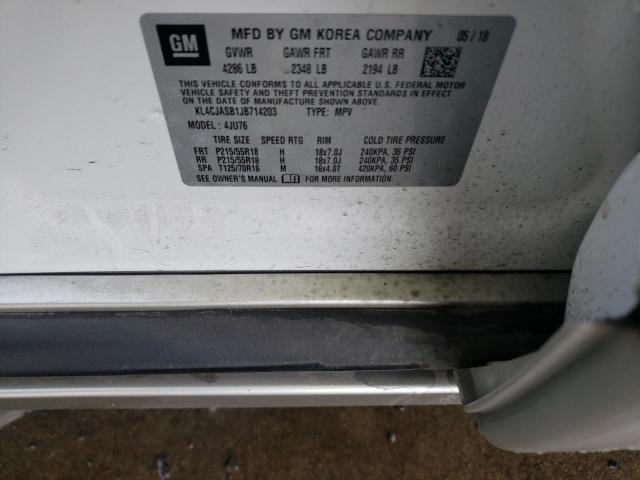 Photo 10 from auction – 2018 BUICK ENCORE PRE with VIN KL4CJASB1JB714203