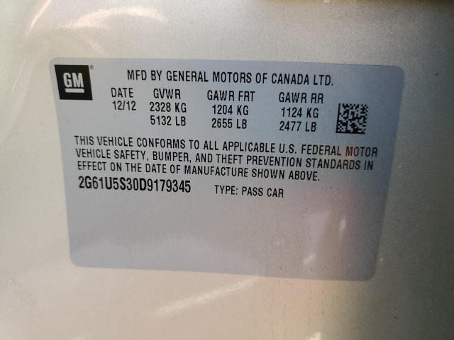 Photo 10 from auction – 2013 CADILLAC XTS PLATIN with VIN 2G61U5S30D9179345