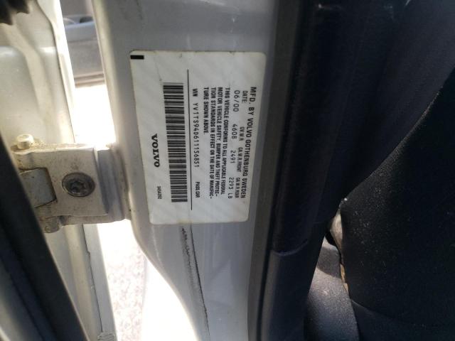 Photo 10 from auction – 2001 VOLVO S80 with VIN YV1TS94D611156851