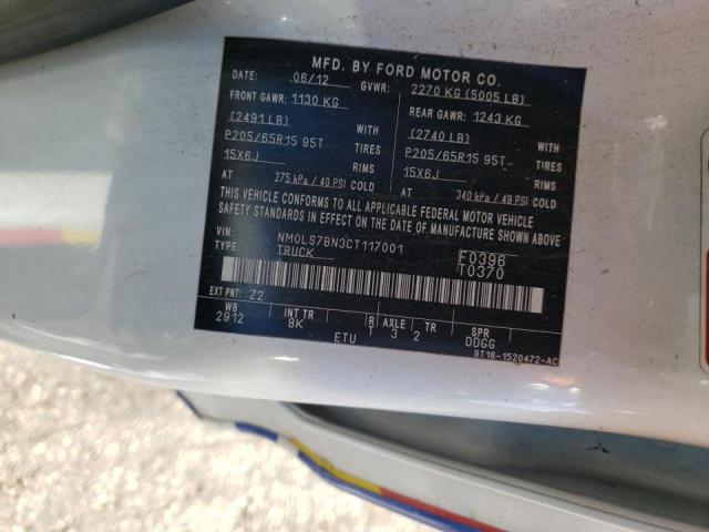 Photo 10 from auction – 2012 FORD TRANSIT CO with VIN NM0LS7BN3CT117001