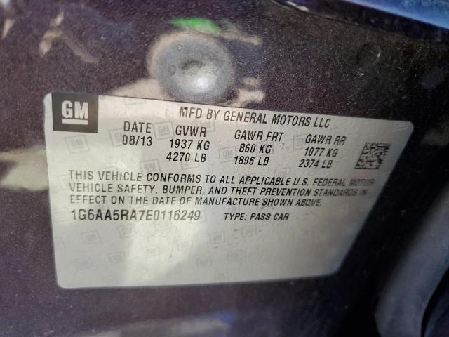 Photo 10 from auction – 2014 CADILLAC ATS with VIN 1G6AA5RA7E0116249