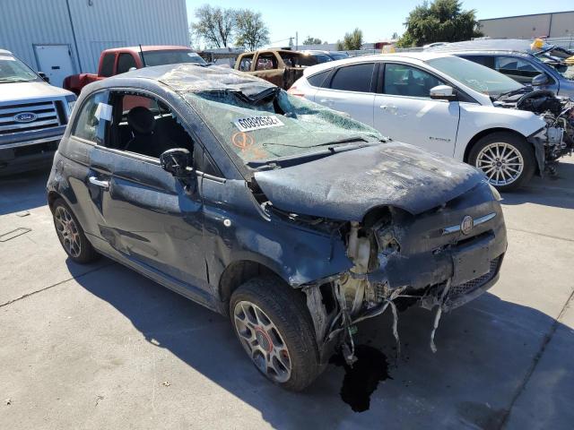 FIAT 500 SPORT 2015 with VIN 3C3CFFBR8FT500370 - Photo from auction