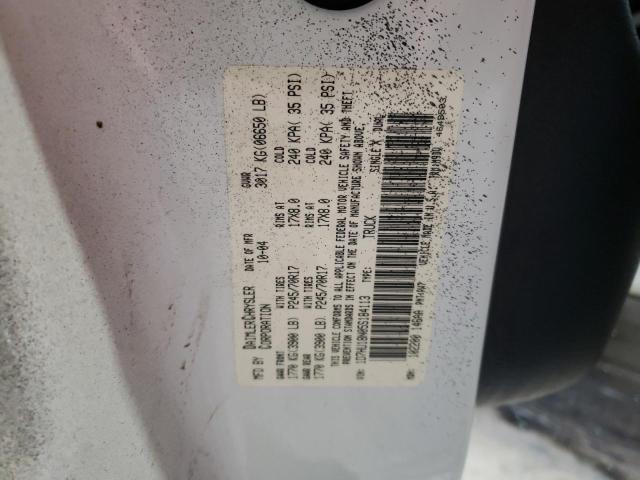 Photo 10 from auction – 2005 DODGE RAM 1500 S with VIN 1D7HU18N05S184113