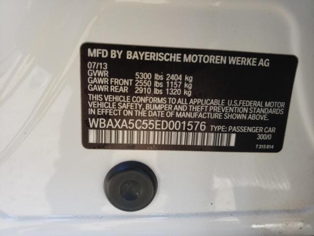 Photo 10 from auction – 2014 BMW 535 D with VIN WBAXA5C55ED001576