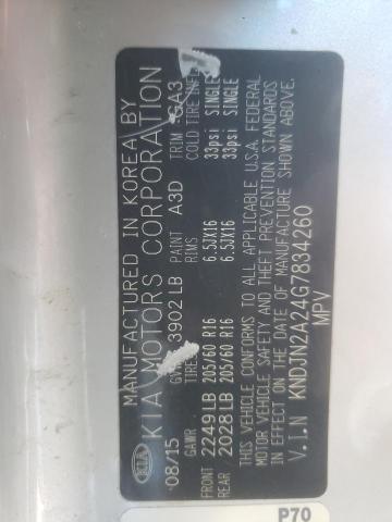 Photo 10 from auction – 2016 KIA SOUL with VIN KNDJN2A24G7834260