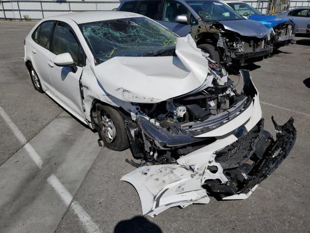 TOYOTA COROLLA LE 2021 with VIN JTDEAMDE6MJ014632 - Photo from auction