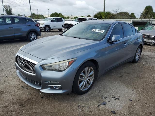 Photo 2 from auction – 2014 INFINITI Q50 BASE with VIN JN1BV7AP4EM674167