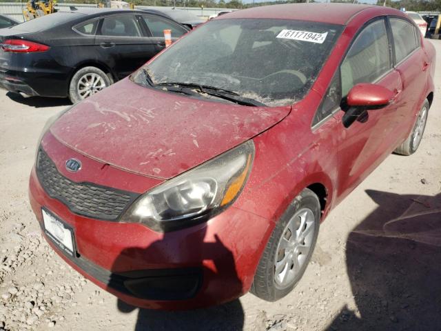 KIA RIO LX 2012 with VIN KNADM4A31C6085984 - Photo from auction