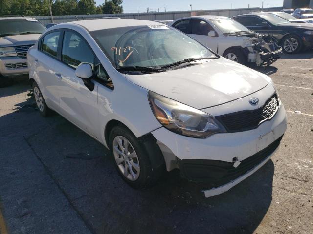 KIA RIO LX 2014 with VIN KNADM4A32E6393281 - Photo from auction