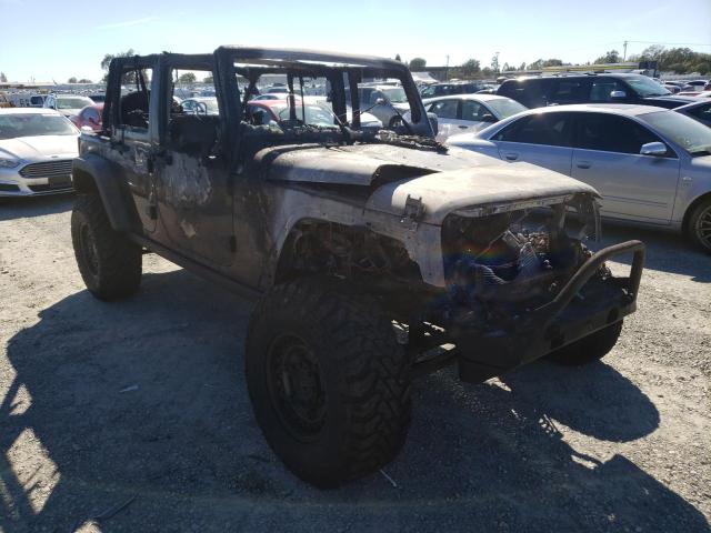 JEEP WRANGLER U 2014 with VIN 1C4BJWDG5EL243843 - Photo from auction