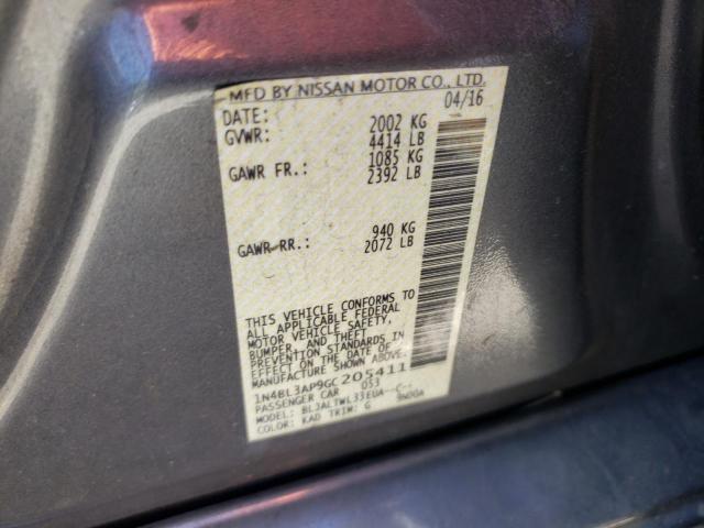 Photo 10 from auction – 2016 NISSAN ALTIMA 3.5 with VIN 1N4BL3AP9GC205411
