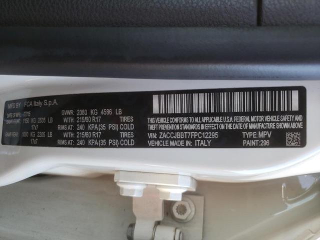 Zdjęcie 10 z aukcji – 2015 JEEP RENEGADE L z VIN ZACCJBBT7FPC12295