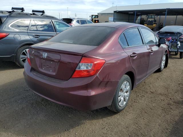 Photo 4 from auction – 2012 HONDA CIVIC LX with VIN 2HGFB2F50CH567975