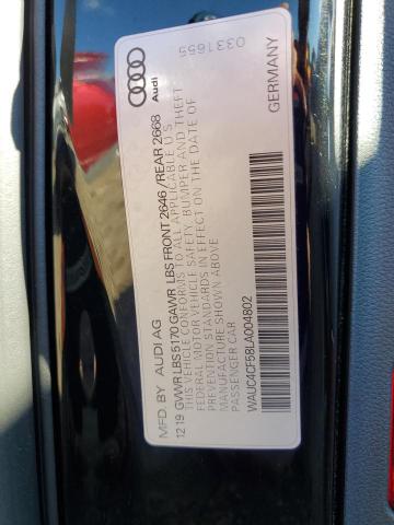 Photo 10 from auction – 2020 AUDI S5 with VIN WAUC4CF58LA004802