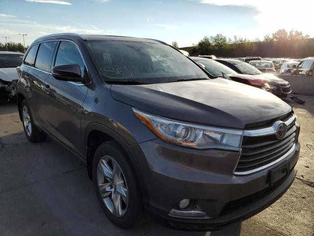 TOYOTA HIGHLANDER 2014 with VIN 5TDDKRFH1ES046907 - Photo from auction